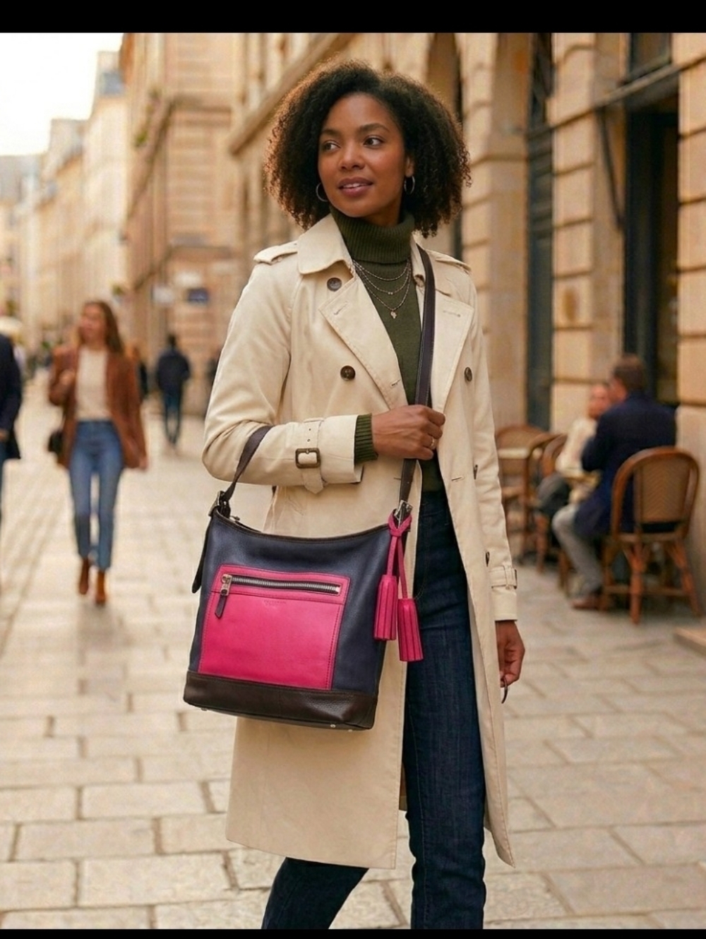 Coach 19995 Legacy Leather Duffle Bag Purse Colorblock Y2K